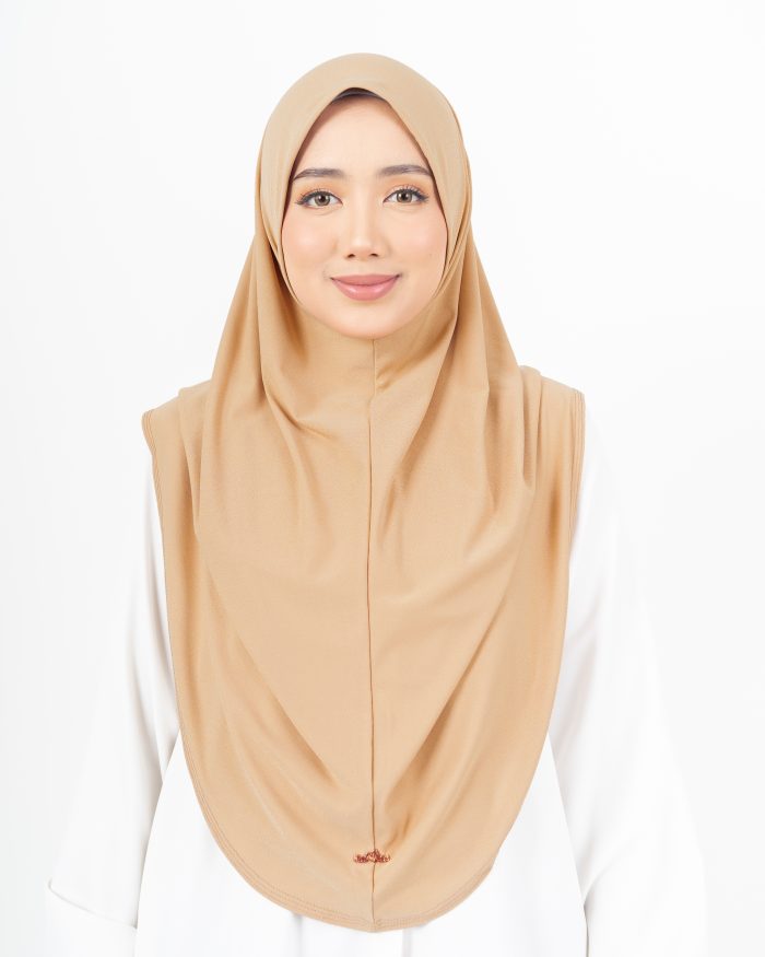 Tudung Sarung Lasie (XL)- Peach Nude - Image 2