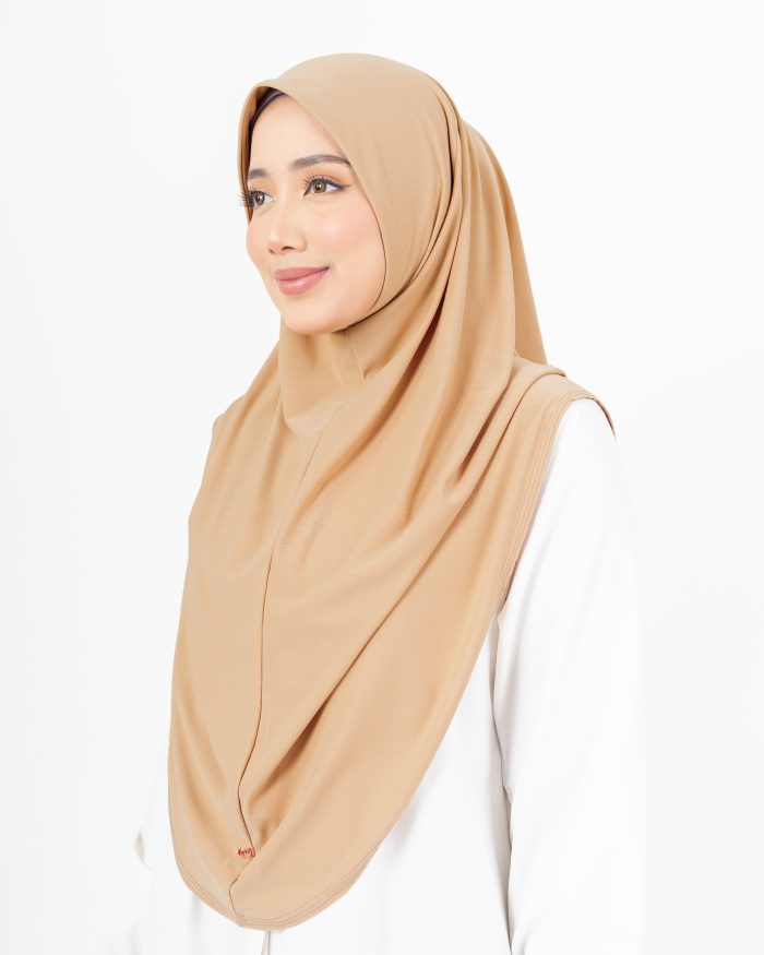 Tudung Sarung Lasie (XL)- Peach Nude