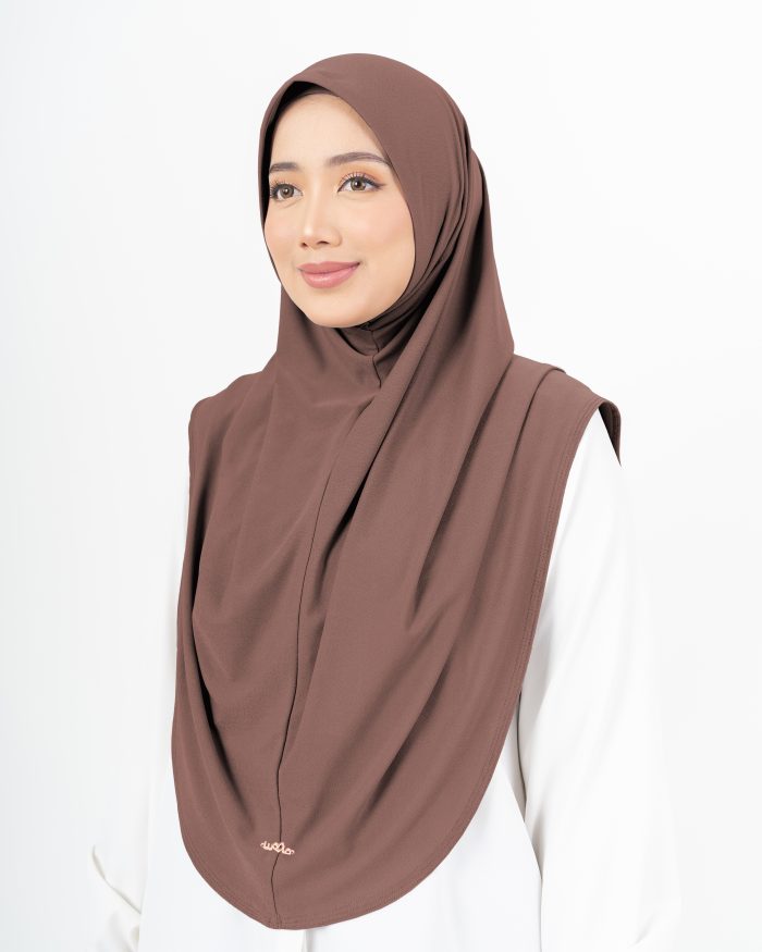 Tudung Sarung Lasie (XL)- Peanut Brown