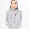 Tudung Sarung Lasie (XL) - Pewter Grey - Image 2