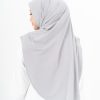 Tudung Sarung Lasie (XL) - Pewter Grey - Image 3