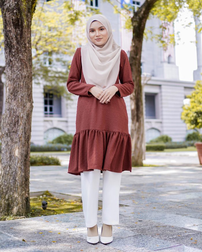 Tunic Ruffle Riska - Autum Cotta - Image 2