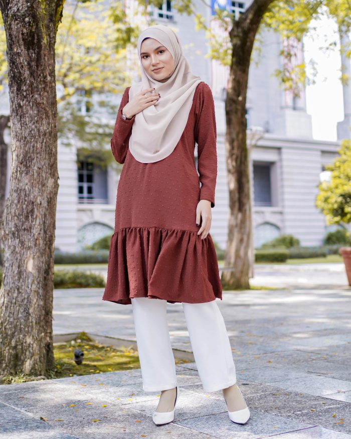 Tunic Ruffle Riska - Autum Cotta