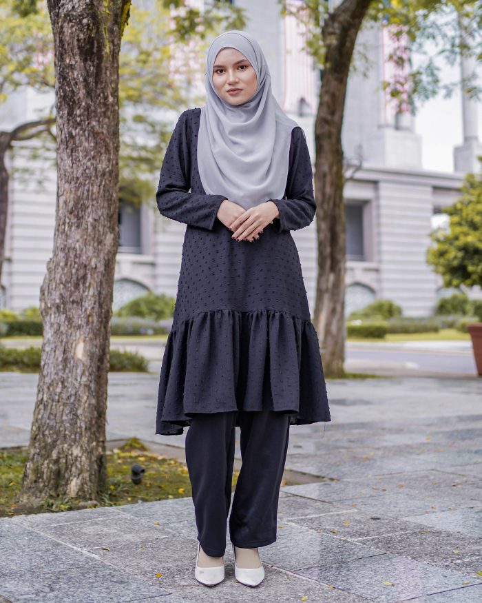 Tunic Ruffle Riska - Chic Black - Image 2