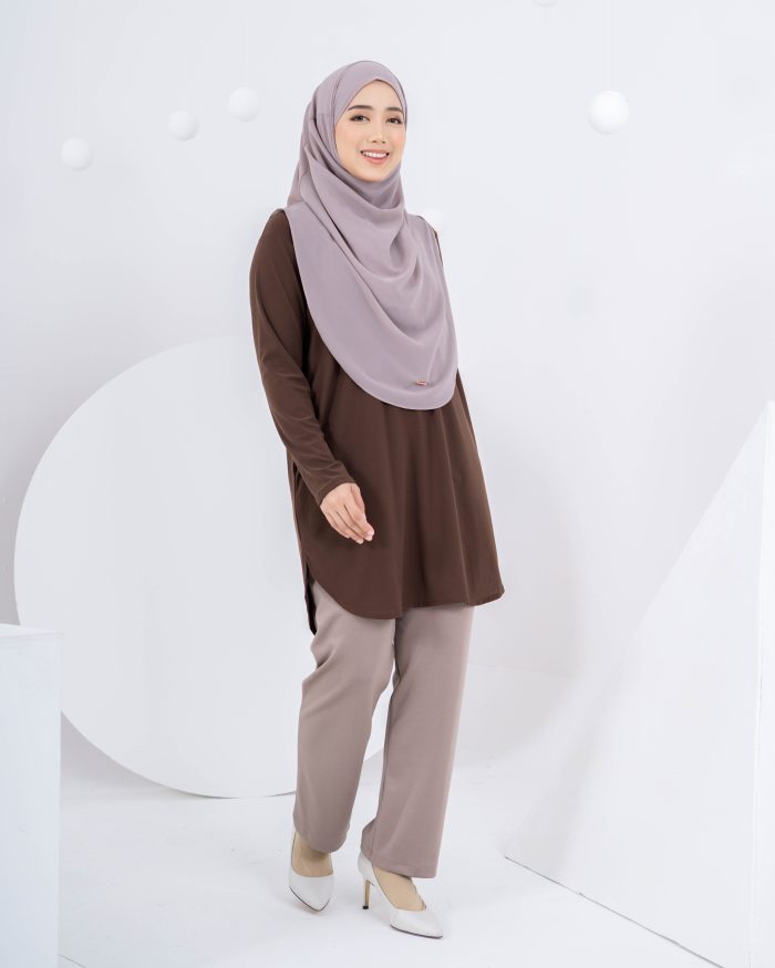 Blouse Laiqa - Mocha Brown
