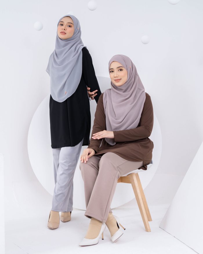 Blouse Laiqa - Mocha Brown - Image 5