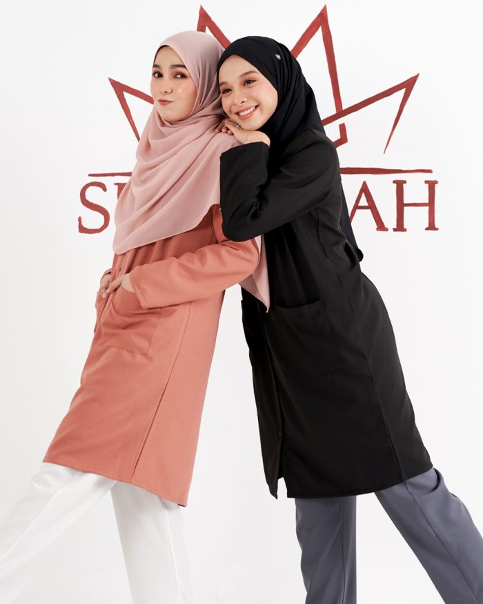 Blouse Saniyah - Steel Blue - Image 5