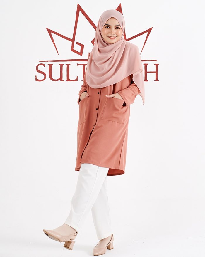 Blouse Saniyah - Dark Salmon