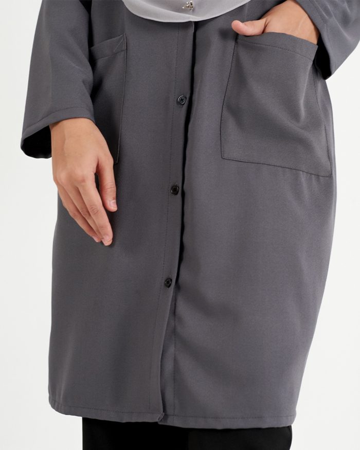 Blouse Saniyah - Iron Grey - Image 4