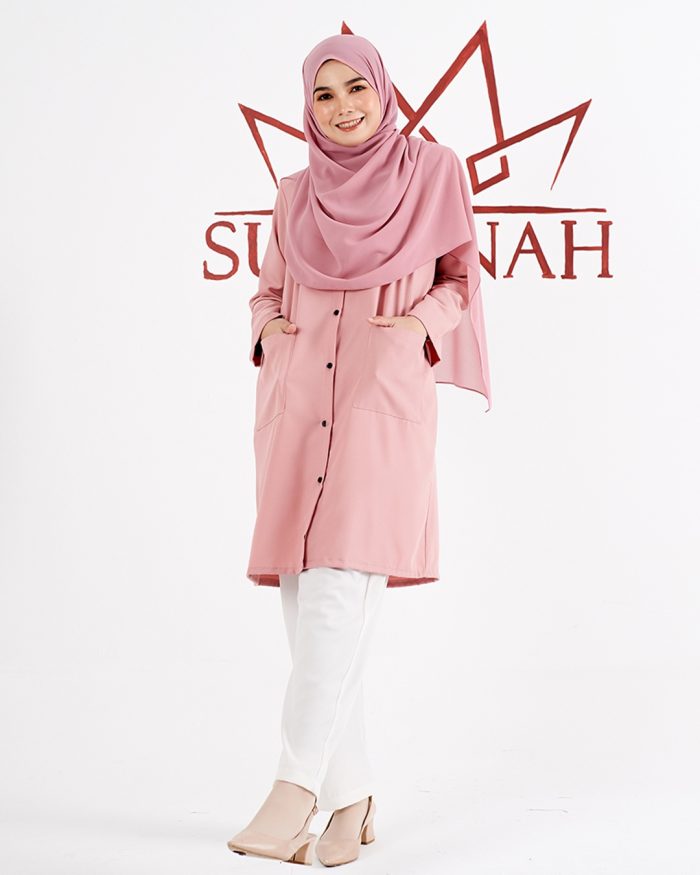 Blouse Saniyah - Peachy Blossom - Image 2