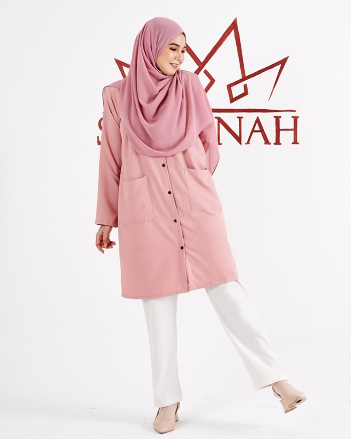 Blouse Saniyah - Peachy Blossom