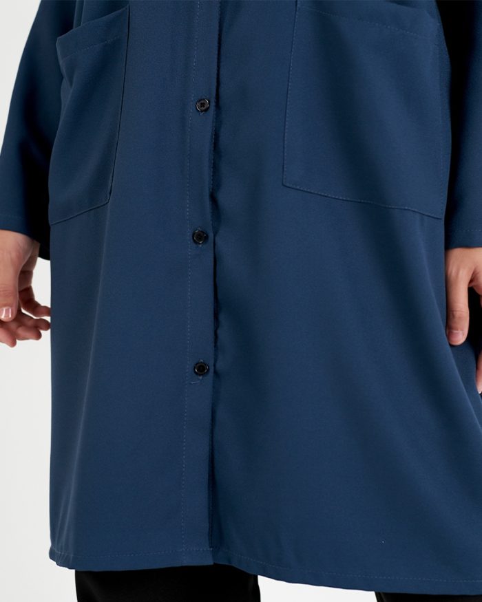 Blouse Saniyah - Steel Blue - Image 4