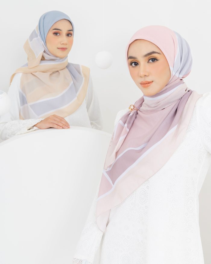 Tudung Bawal Cotton Kueh Koci - Sweet Peanut - Image 5