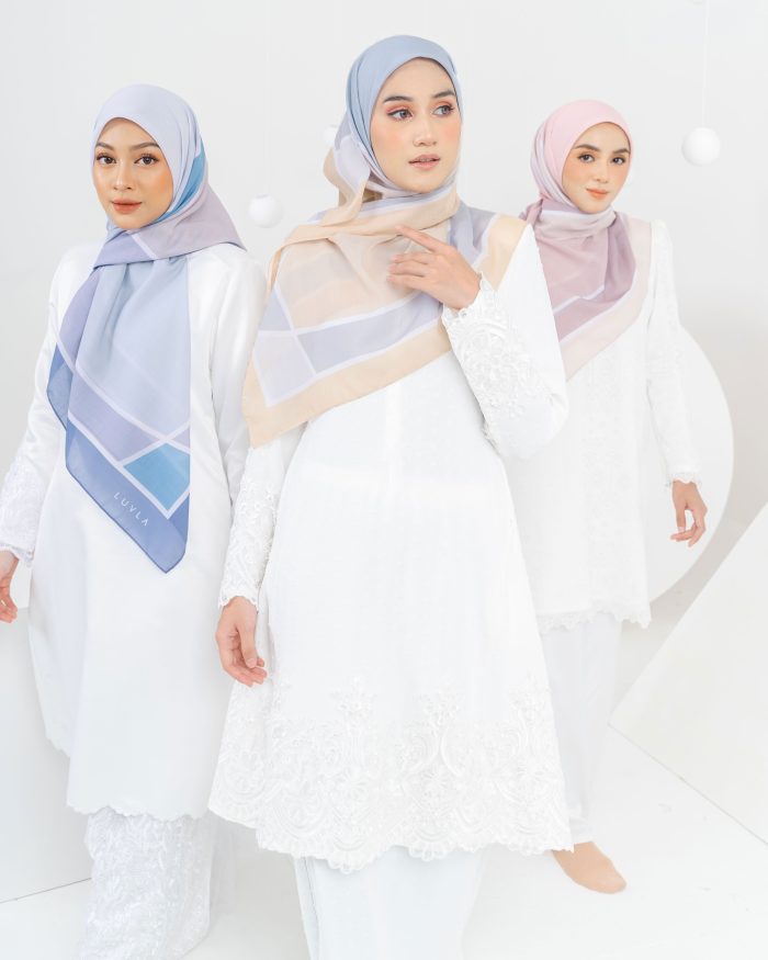 Tudung Bawal Cotton Kueh Koci - Sweet Peanut - Image 4