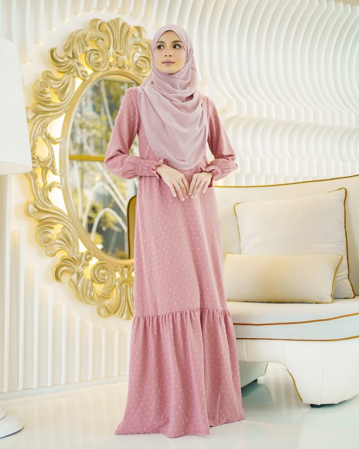 Dress Ruffle Rosalinda - Candy Pink