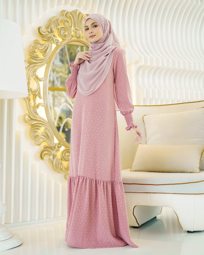 Dress Ruffle Rosalinda - Candy Pink - Image 3