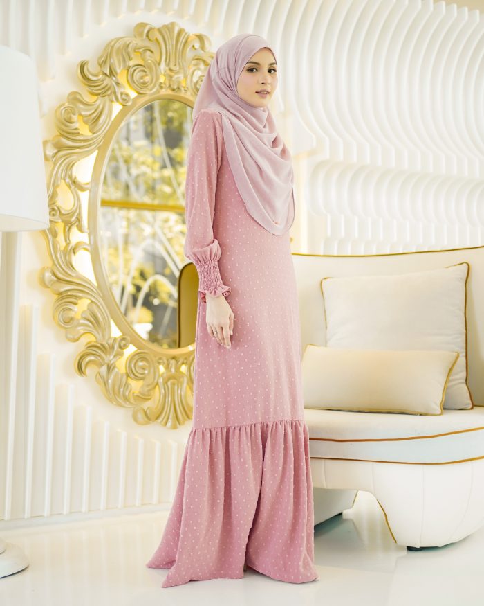 Dress Ruffle Rosalinda - Candy Pink - Image 2