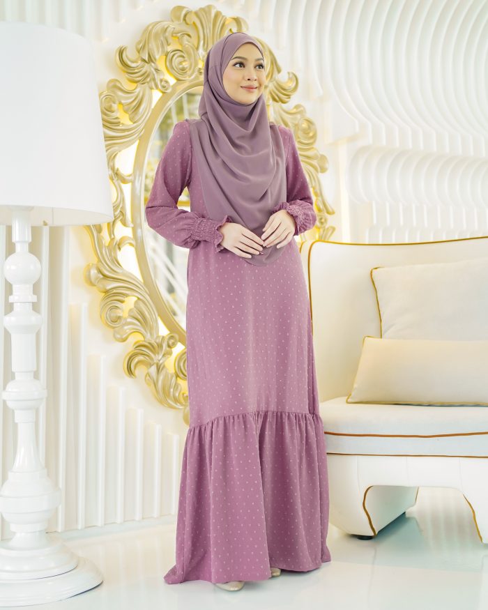 Dress Ruffle Rosalinda - Orchid Purple - Image 2