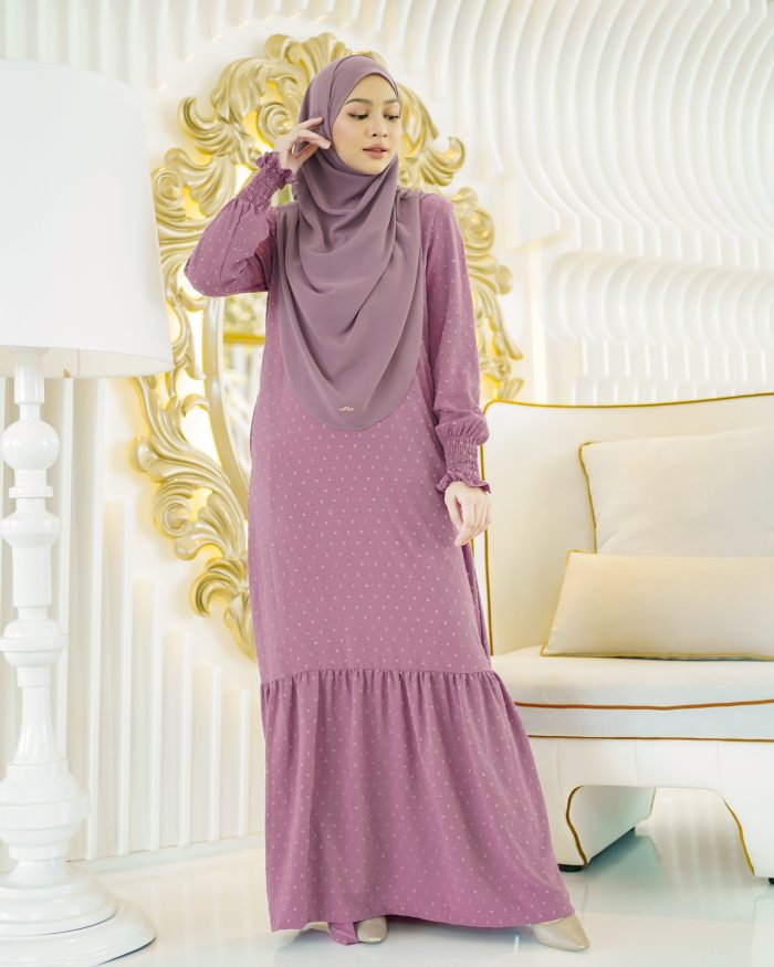 Dress Ruffle Rosalinda - Orchid Purple - Image 3
