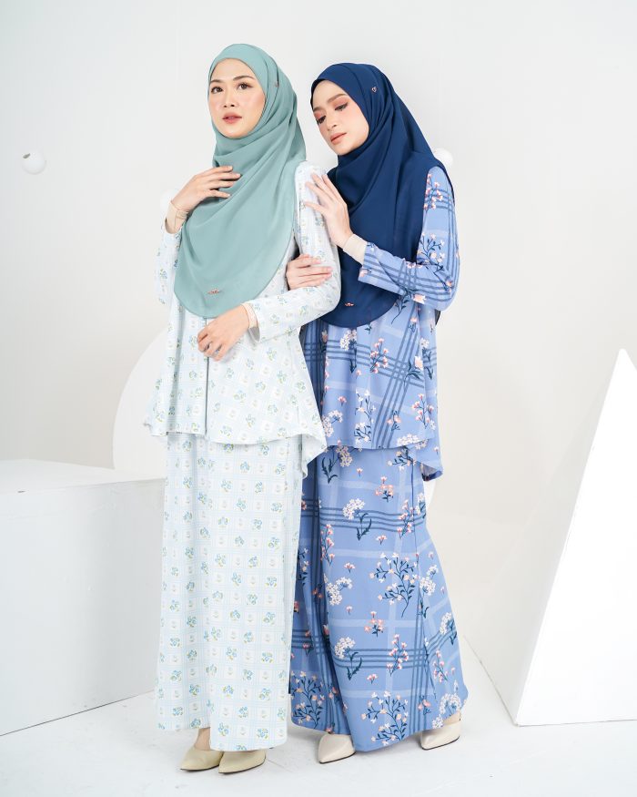 Baju Kurung Lola Printed 2.0 - Fairytale Hortensia - Image 6
