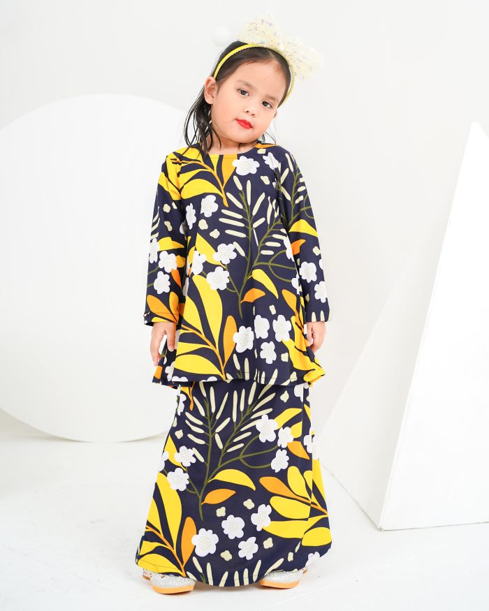 Baju Kurung Lola Printed Kids 2.0 - Nightingale - Image 3