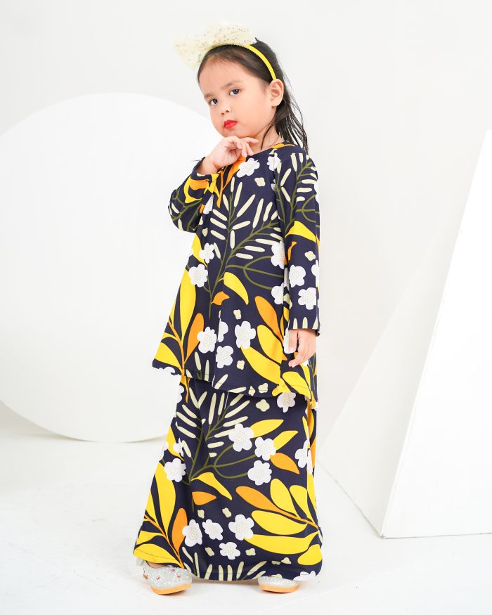 Baju Kurung Lola Printed Kids 2.0 - Nightingale