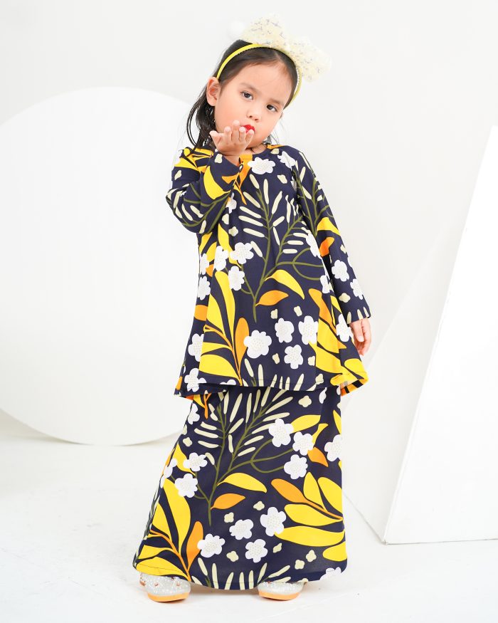 Baju Kurung Lola Printed Kids 2.0 - Nightingale - Image 2