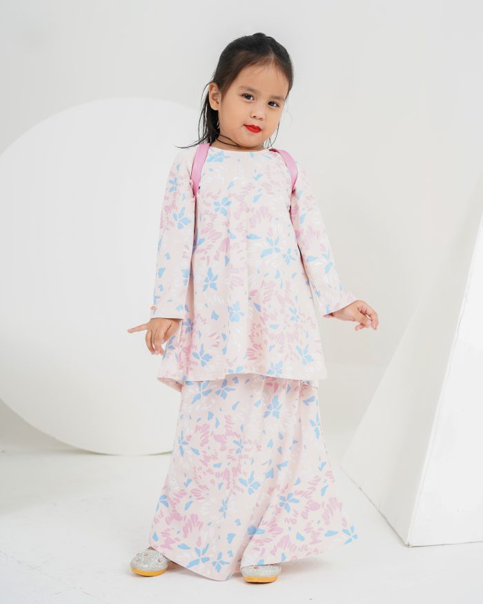 Baju Kurung Lola Printed Kids 2.0 - Sweet Spring