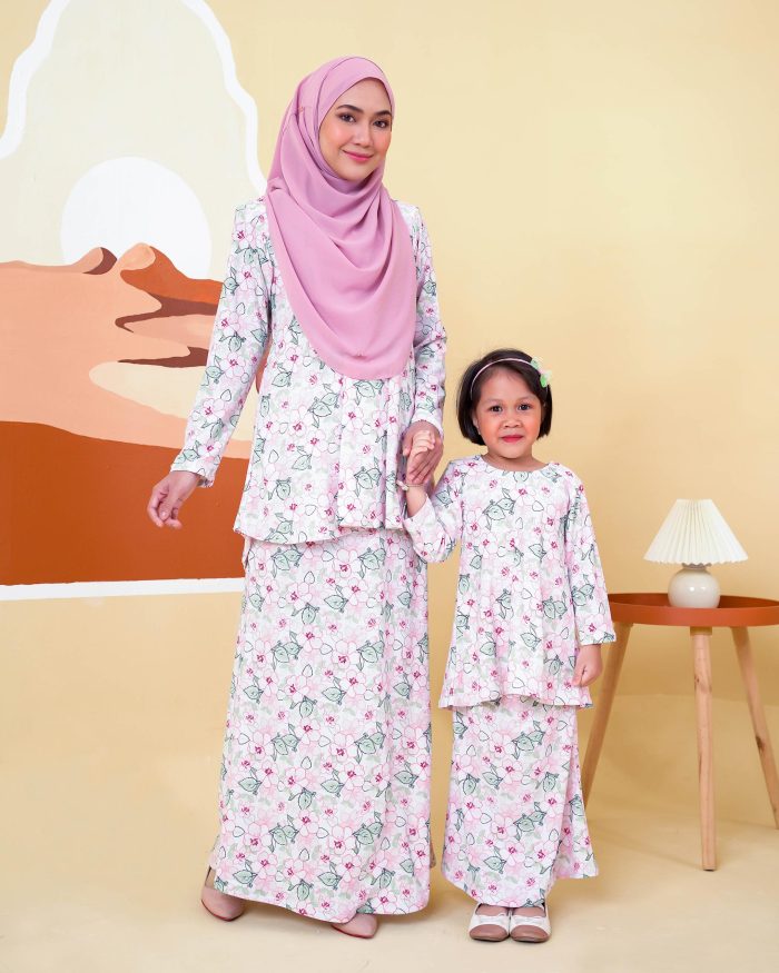 Baju Kurung Lola Printed 2.0 - Allium Delight - Image 6
