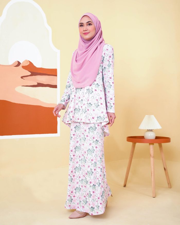 Baju Kurung Lola Printed 2.0 - Allium Delight - Image 2