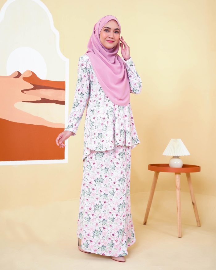 Baju Kurung Lola Printed 2.0 - Allium Delight