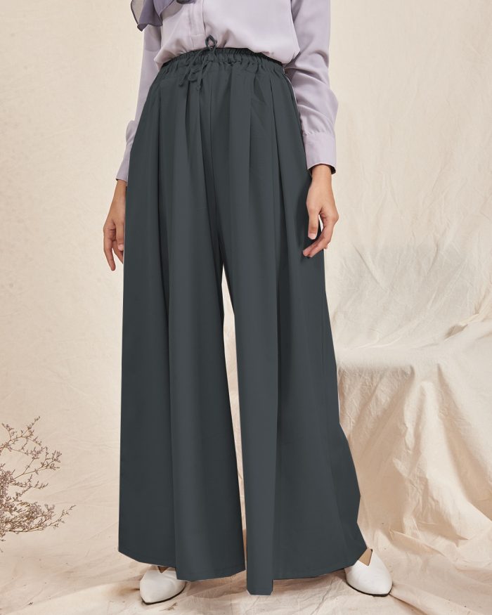 Palazzo Wide Zara - Pebble Grey - Image 2