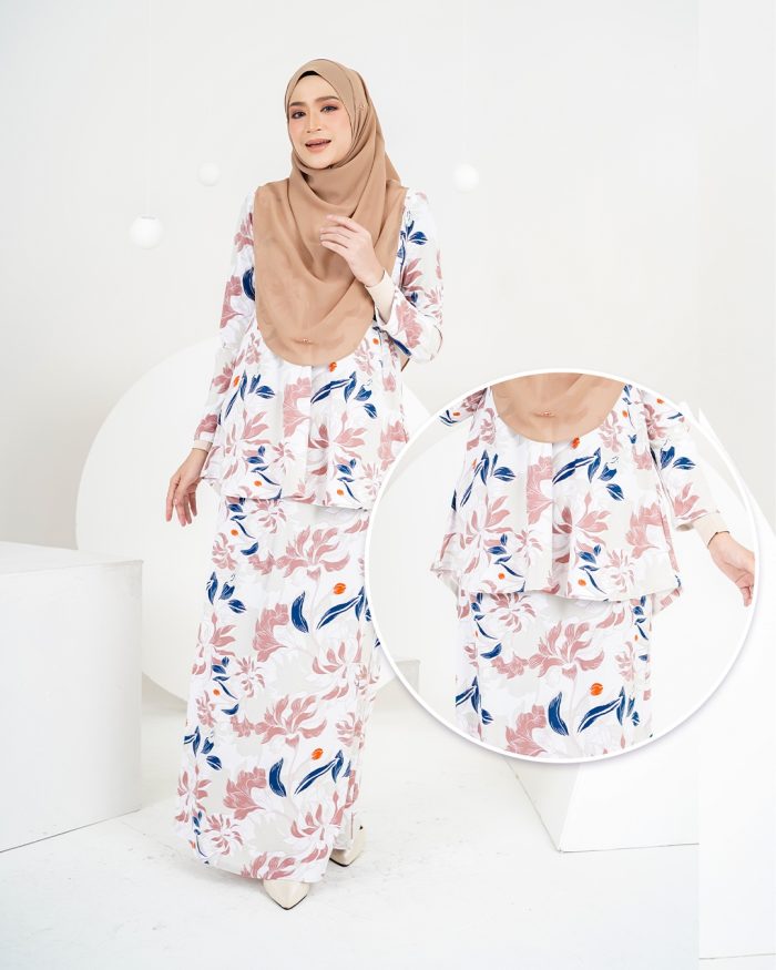 Baju Kurung Lola Printed 2.0 - Protea Queen