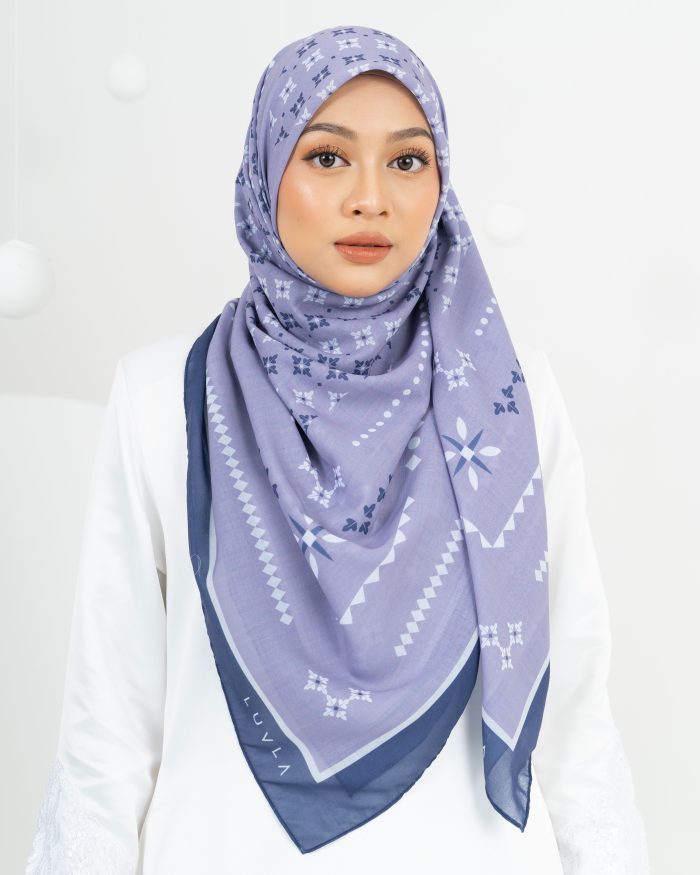 Tudung Bawal Cotton Turkish Delight - Lavender