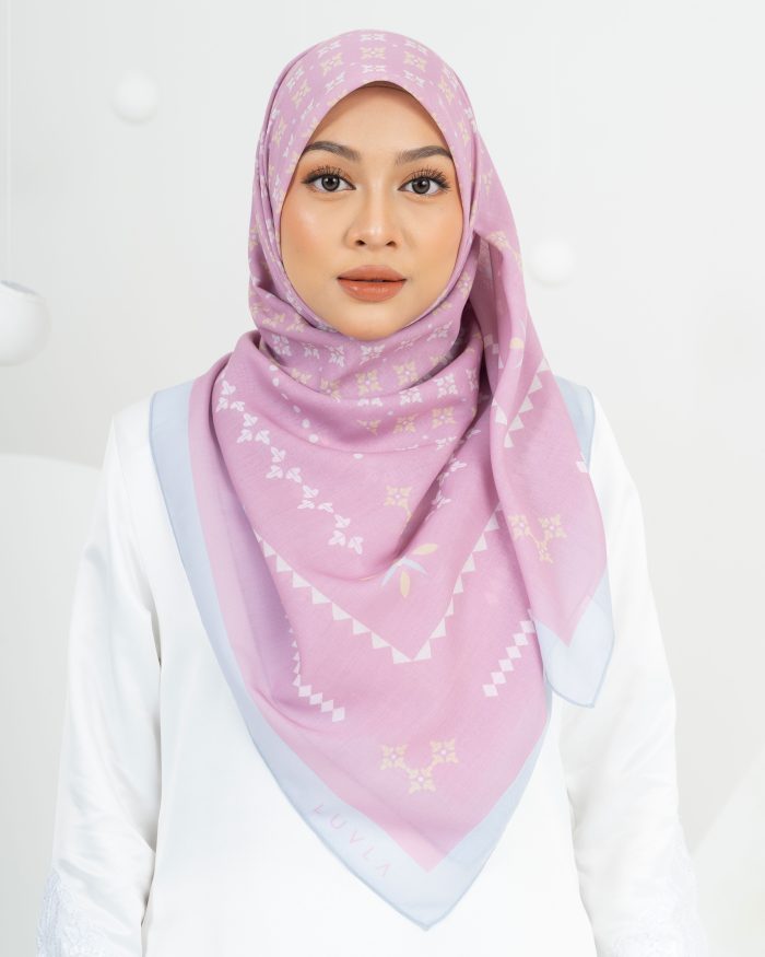 Tudung Bawal Cotton Turkish Delight - Rosewater