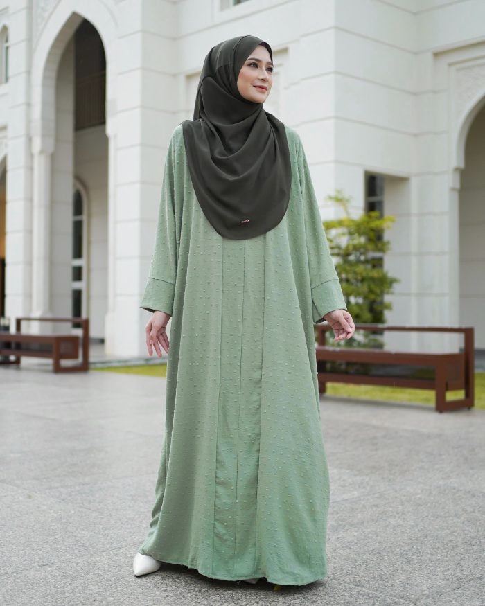 Kaftan Kebaya Luth - Pickle Sage - Image 2