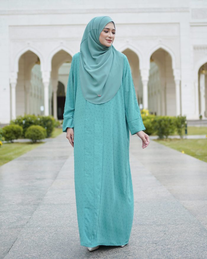 Kaftan Kebaya Luth - Turquoise - Image 2