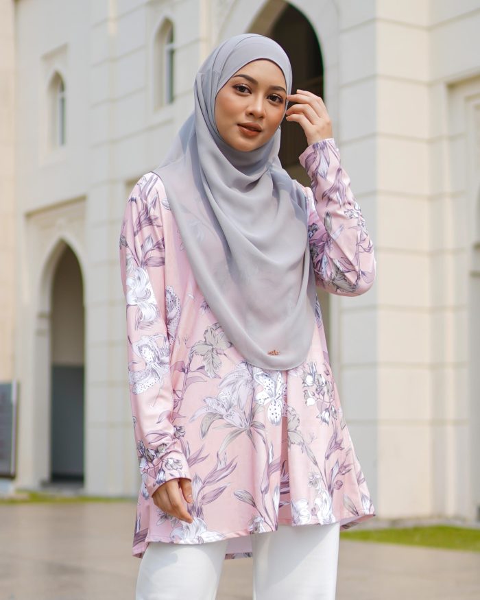 Blouse Luv Lia Printed - Orchid Pink - Image 2