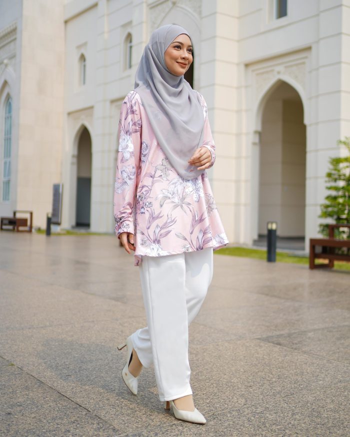 Blouse Luv Lia Printed - Orchid Pink