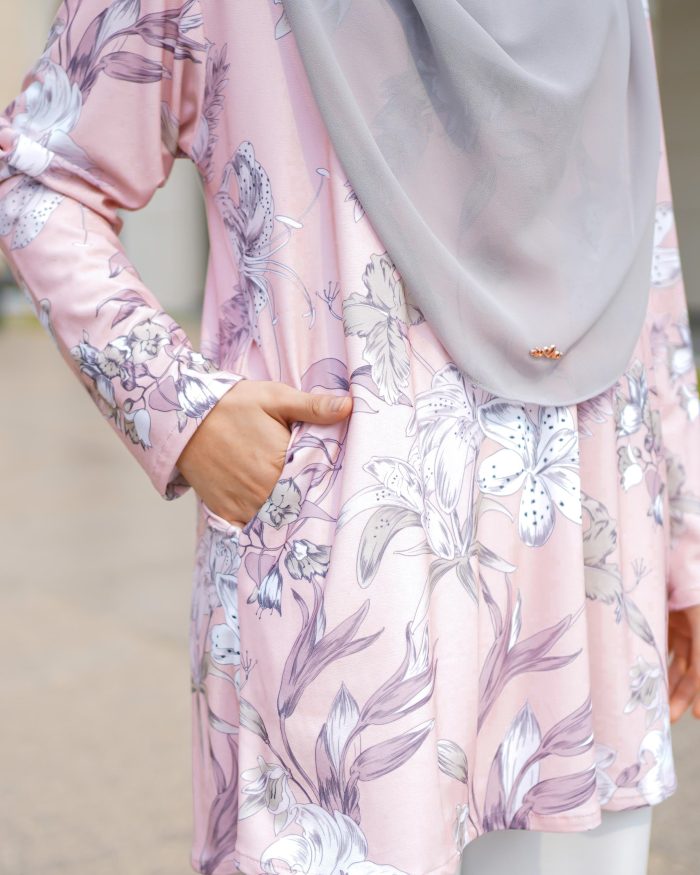 Blouse Luv Lia Printed - Orchid Pink - Image 3