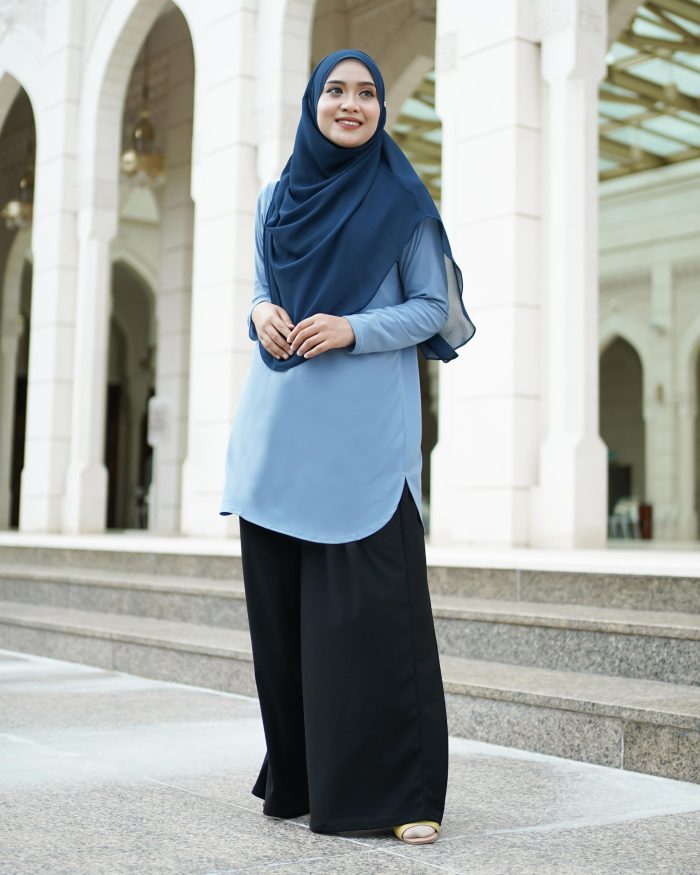 Blouse Laiqa - Cyan Blue - Image 3