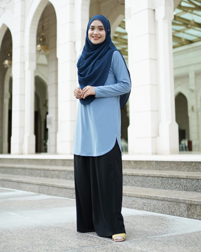 Blouse Laiqa - Cyan Blue