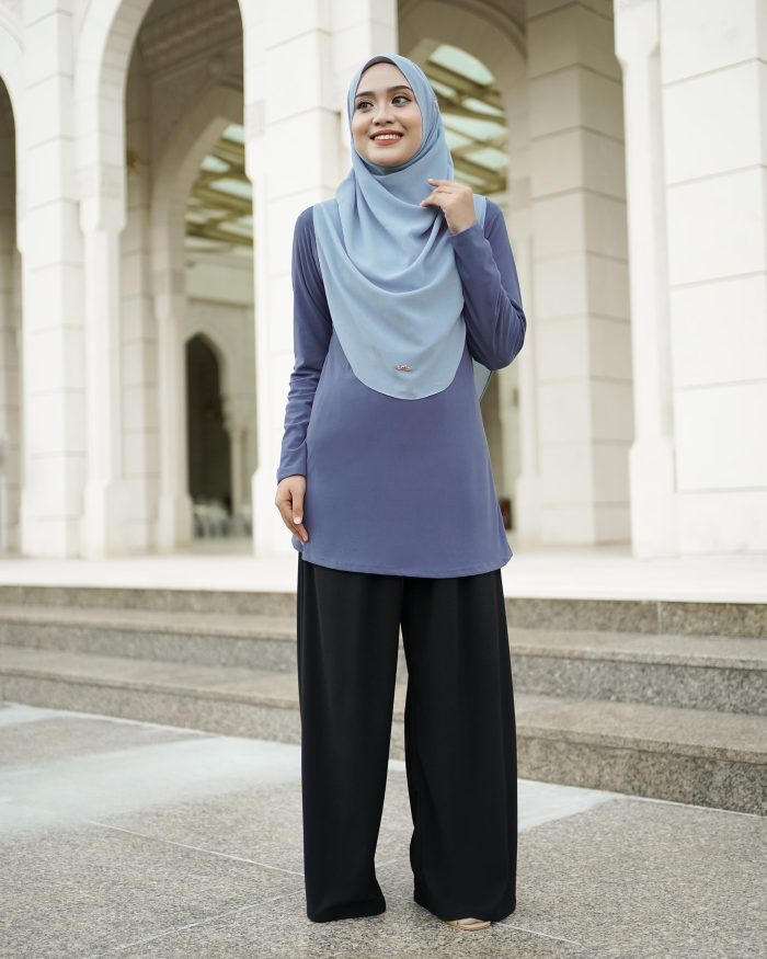 Blouse Luv Lia - Pebble Blue - Image 2