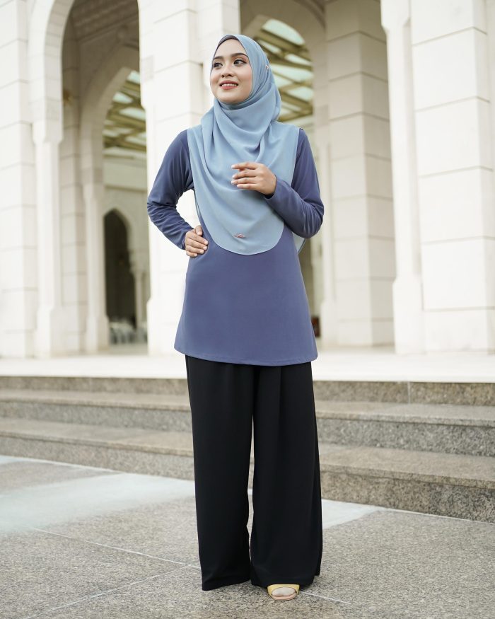 Blouse Luv Lia - Pebble Blue - Image 3