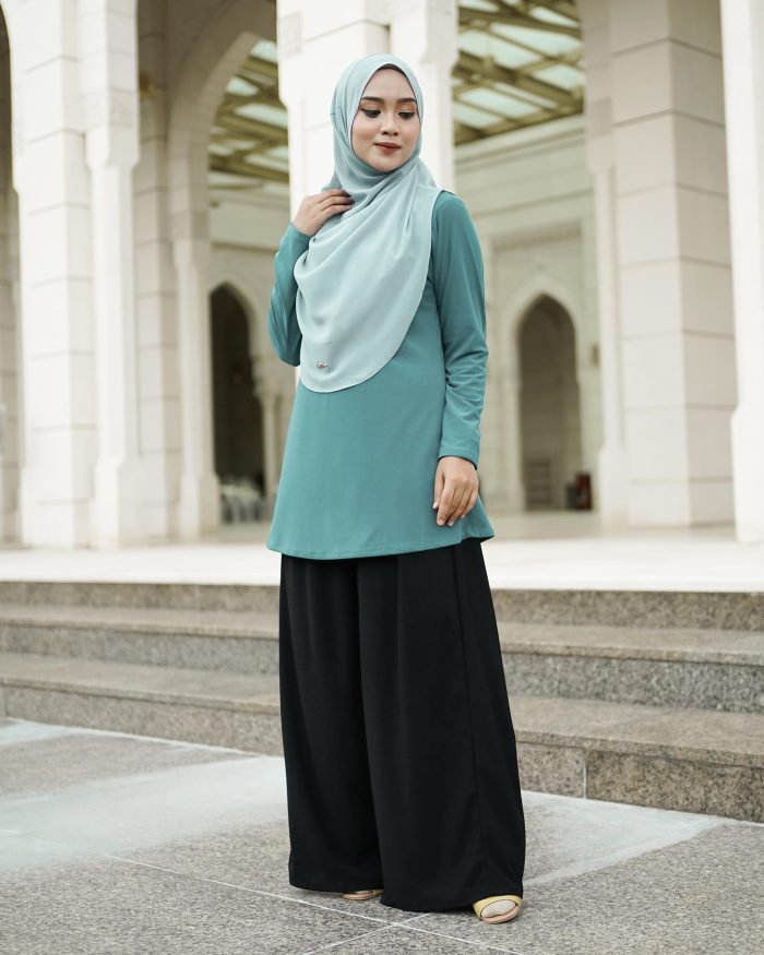 Blouse Luv Lia - Teal Green - Image 2