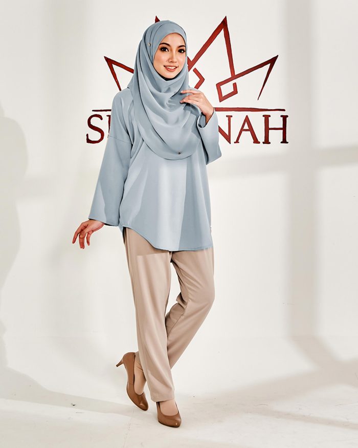 Blouse Kurshiah - Baby Blue