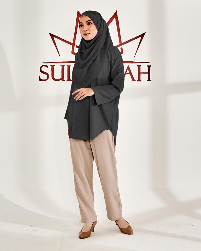 Blouse Kurshiah - Dark Grey - Image 2