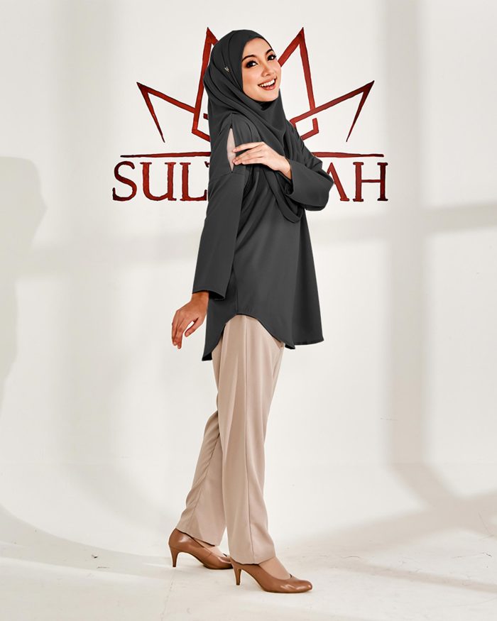 Blouse Kurshiah - Dark Grey - Image 3