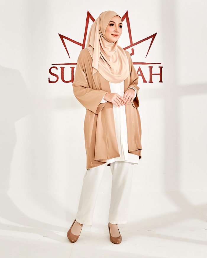 Cardigan Kimono Kaisara - Beige Nude - Image 2