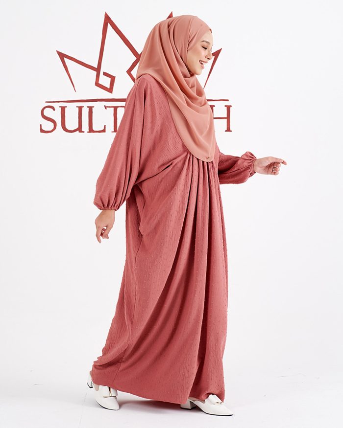 Dress Soraya - Brick Salmon - Image 3